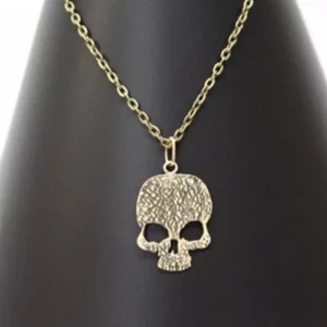 Pendentif Skull avec chaînette